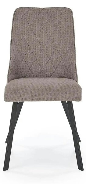 Scaun K561, gri/negru, stofa clasica/metal, 44x58x85 cm