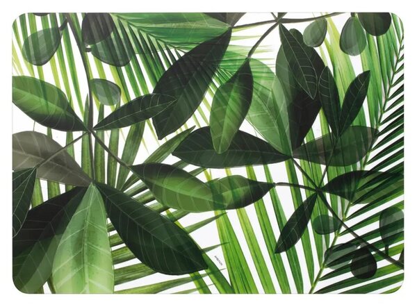 Suport pentru farfurie Leaves, Ambition, 39x28 cm, verde