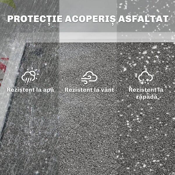 Outsunny Dulap de Exterior pentru Unelte cu 3 Rafturi Detasabile | Aosom Romania