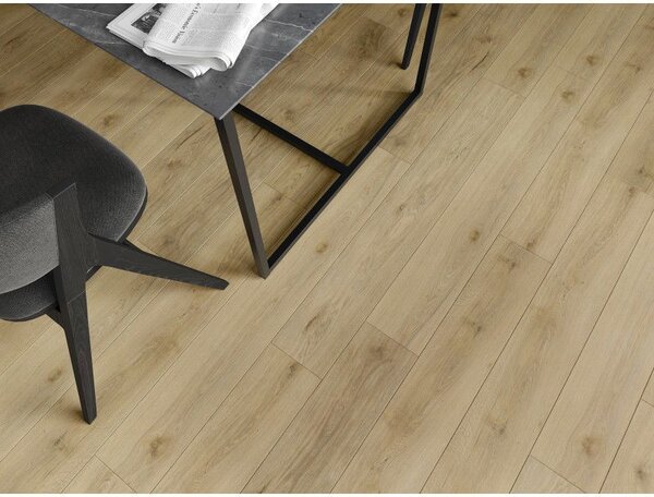 Mexen Charter Oak probă panouri vinilice SPC 6,5 mm, suport IXPE 1,5 mm, 4 V-Fuga, Stejar - F1022-S