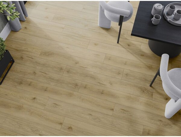 Mexen Charter Oak probă panouri vinilice SPC 6,5 mm, suport IXPE 1,5 mm, 4 V-Fuga, Stejar - F1022-S