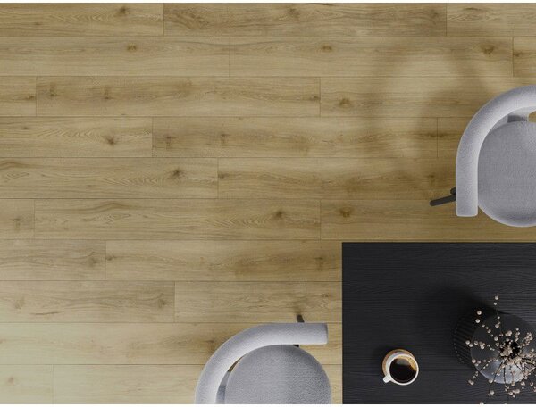 Mexen Charter Oak probă panouri vinilice SPC 6,5 mm, suport IXPE 1,5 mm, 4 V-Fuga, Stejar - F1022-S