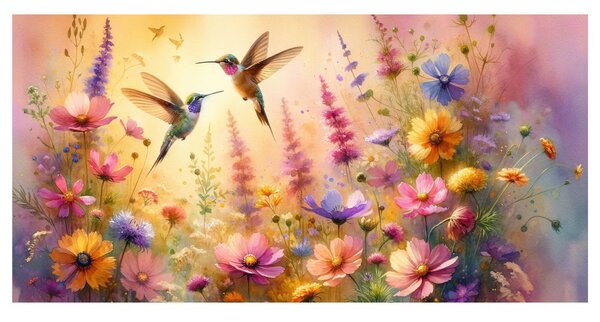 Tablou dansul colibrilor