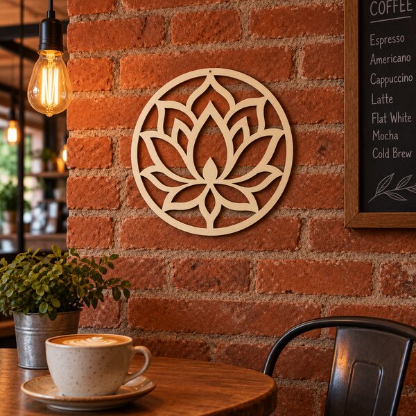 Mandala Lotus NOOT – Decorațiune de perete, Ø 24 cm