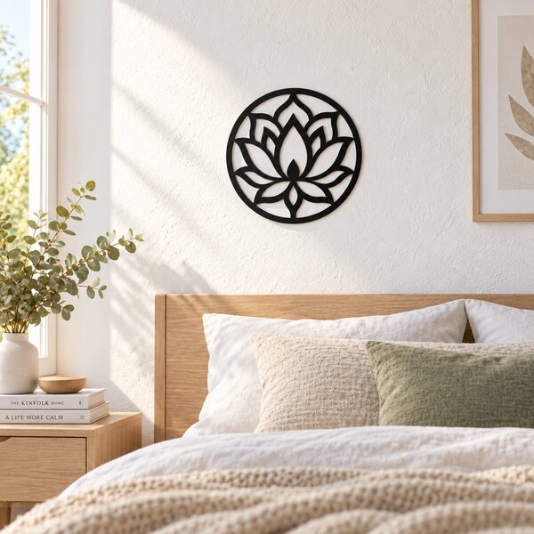 Mandala Lotus NOOT – Decorațiune de perete, Ø 24 cm