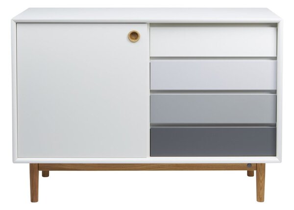 Comodă Tom Tailor Color Box, 114 x 80 cm, alb