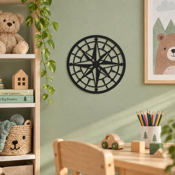 Busola Vintage NOOT – Decorațiune de perete, Ø 24 cm