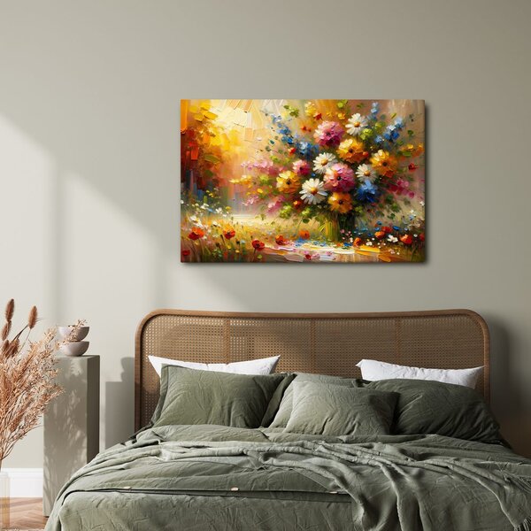 Tablou buchet multicolor