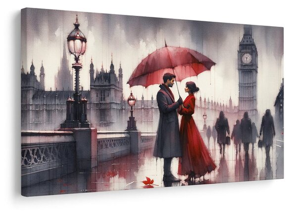 Tablou îndrăgostiți în Londra