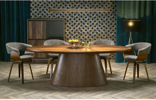 Masa moderna dining VAGNER, nuc, 220x98x76 cm