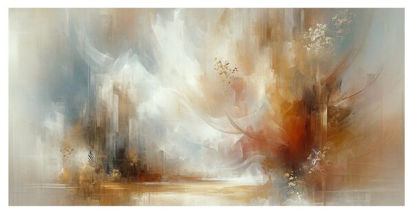 Tablou abstracție modernă caldă