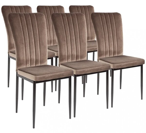 Scaun tapițat cu material catifea DC-2132