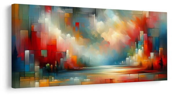 Tablou abstracție în culori