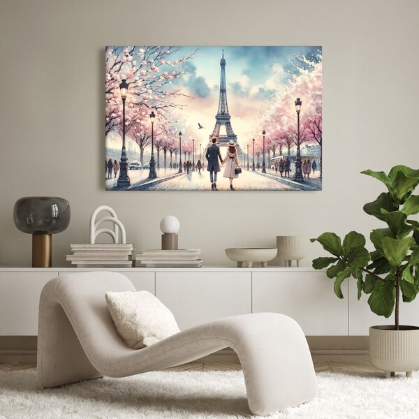 Tablou iubire sub Turnul Eiffel