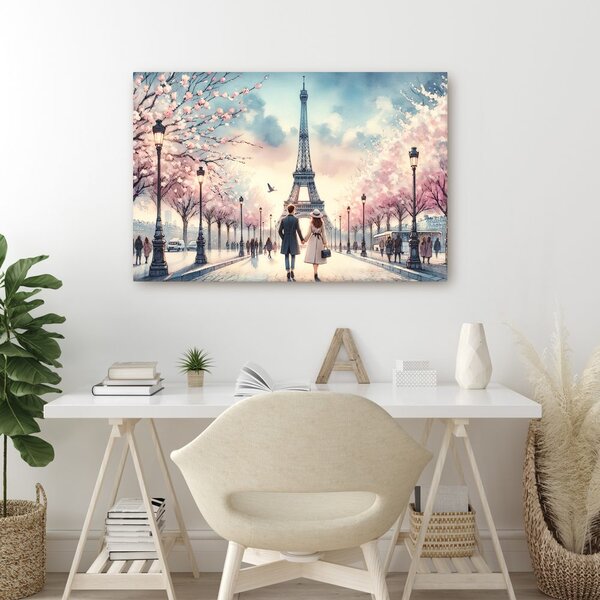 Tablou iubire sub Turnul Eiffel