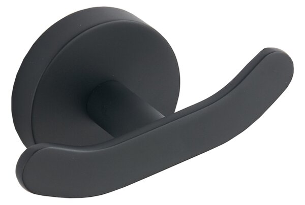 Mexen Accesorii Mexen, suport pentru prosoape LOFT, 2 carlige, negru, 7012635-70