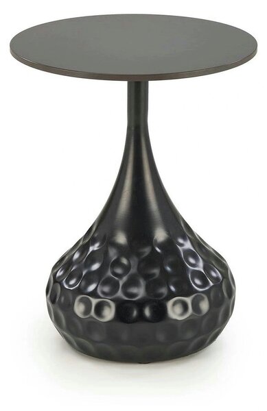 Masuta VERDE, negru, ceramica/metal, 40x40x52 cm