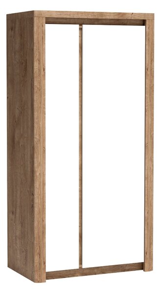 Dulap Etrmona 100Ribbeck stejar, Alb lucios, 20x10x6cm, Uși dulapUși dulap: Cu balamale