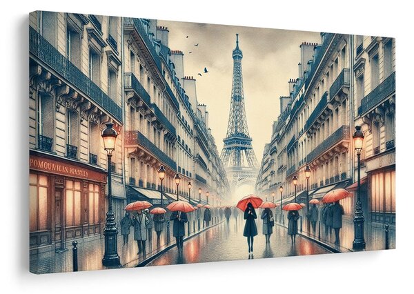 Tablou Paris într-o zi ploioasă