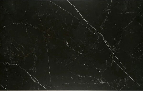 Masa blat ceramica/metal VITORINO, negru, 160/220x90x75 cm