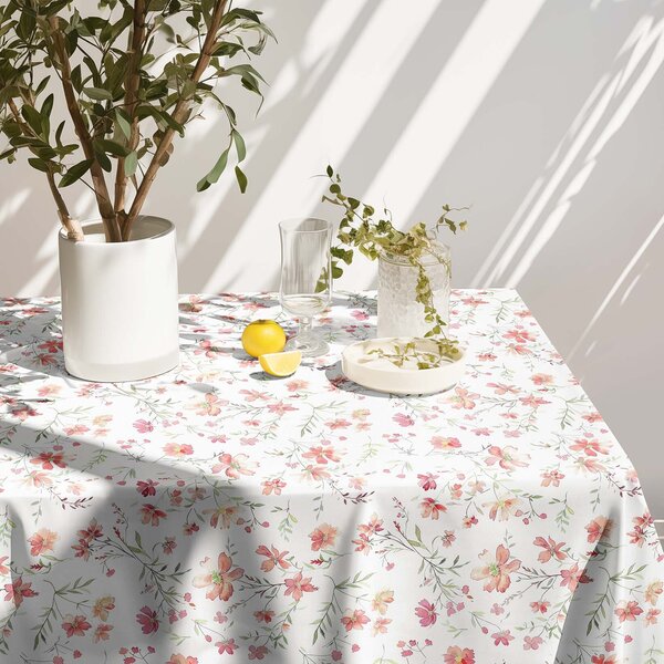 Goldea față de masă decorativă valencia - flori de câmp 120 x 160 cm