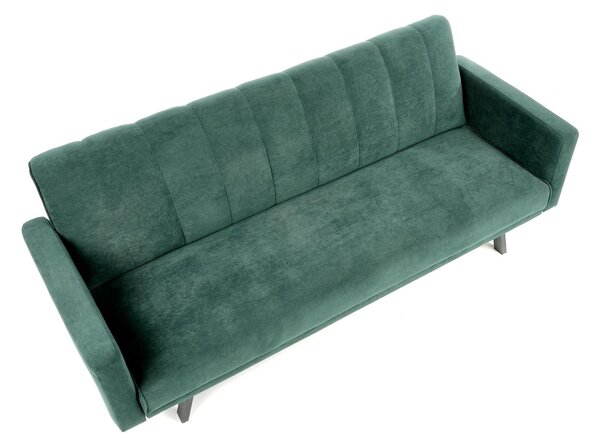 Canapea verde ARMANDO, 192/82-100/78-58 cm