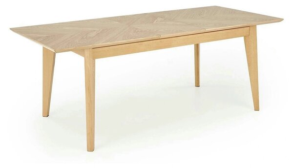 Masa extensibila EDMONDO, stejar, PAL laminat/furnir, 160/240x90x75 cm