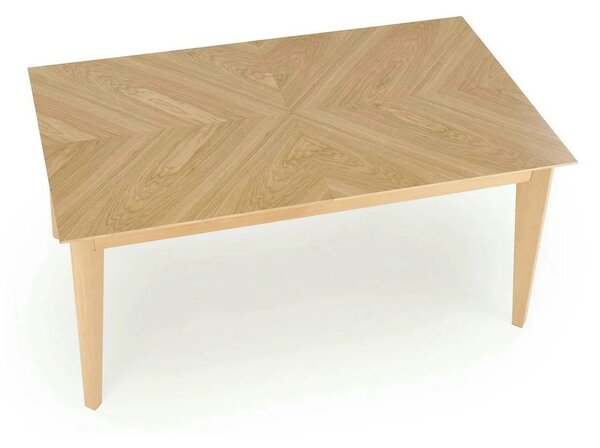 Masa extensibila EDMONDO, stejar, PAL laminat/furnir, 160/240x90x75 cm