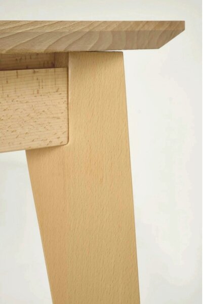 Masa extensibila EDMONDO, stejar, PAL laminat/furnir, 160/240x90x75 cm