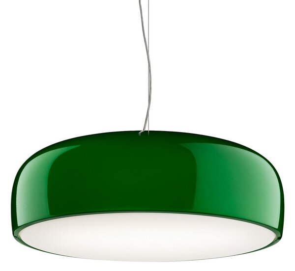 FLOS Smithfield S lampă suspendată în verde, reglabil, Verde, Camera de zi / sufragerie, Metal, Design