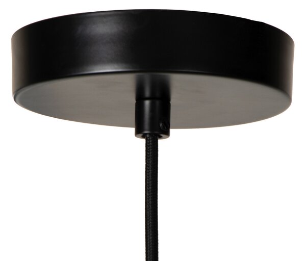 Lucide Lampă suspendată Yunkai din hârtie, cu un singur bec, Ø 70cm, reglabil, Maro / Rugină, Camera de zi / sufragerie, Hârtie / Carton
