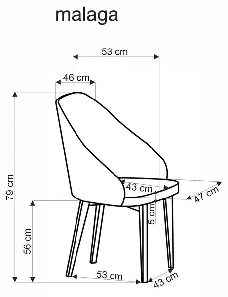 Scaun rotativ MALAGA, bej/stejar, stofa clasica/lemn, 50x53x79 cm