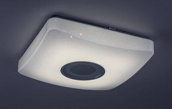 Rabalux - Plafonieră LED RGB dimmabilă cu difuzor, 18W/230V + telecomandă