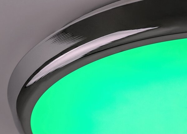 Plafonieră LED RGB pentru baie BALTHASAR LED/18W/230V IP44 Rabalux + telecomandă