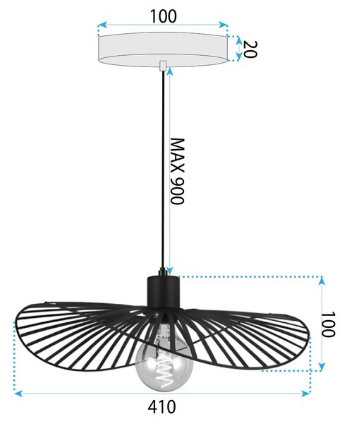 Lampă suspendată APP1840-1CP