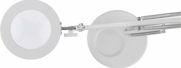 Lampă LED dimabilă de masă cu lupă Extol LED/8W/5V 2900/4500/7500K alb