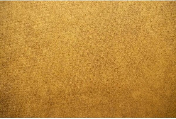 Scaun HUGO 1, galben mustar/negru, stofa catifelata/lemn de fag, 43x40