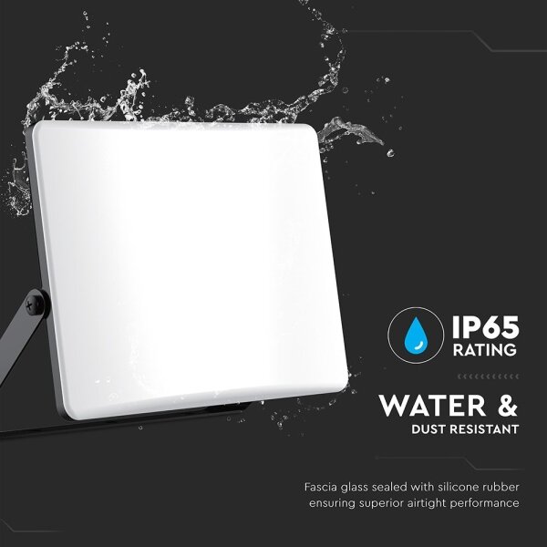 Proiector LED/30W/230V 3000/4000/6500K IP65 negru