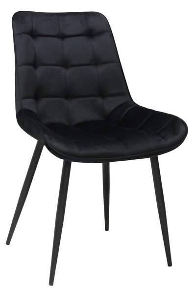 Set masă fixă Arta Nuc cu 4 scaune Onix Negru