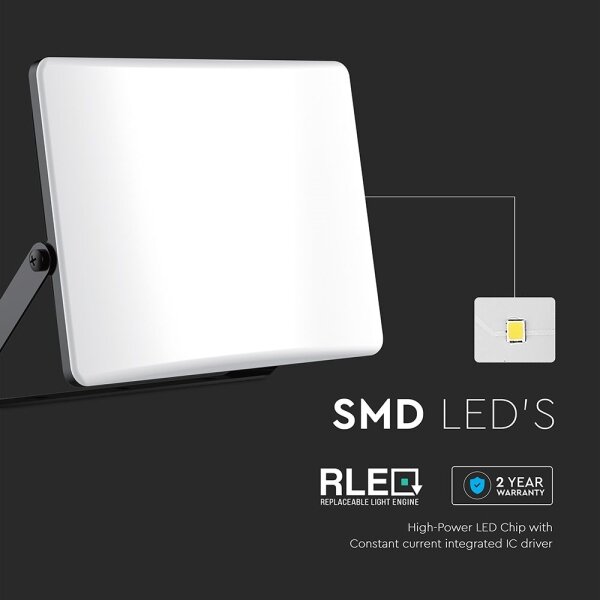 Proiector LED/30W/230V 3000/4000/6500K IP65 negru