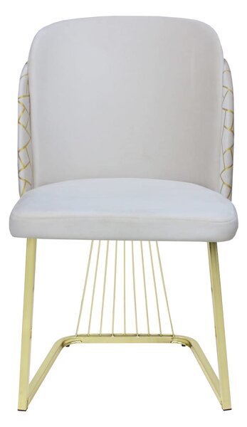 Scaun Ilona Crem Gold