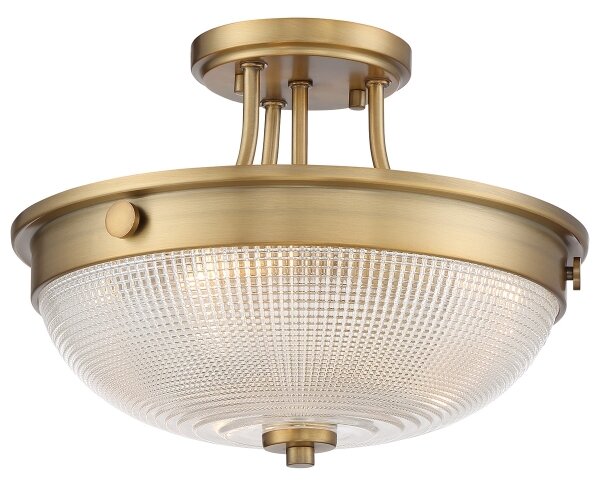 Lustră aplicată MANTLE 2xE27/60W/230V alamă Quoizel