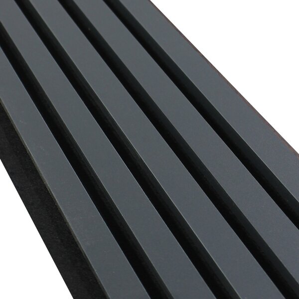 Riflaj Decorativ Tip Panou Acustic 20 cm Antracit