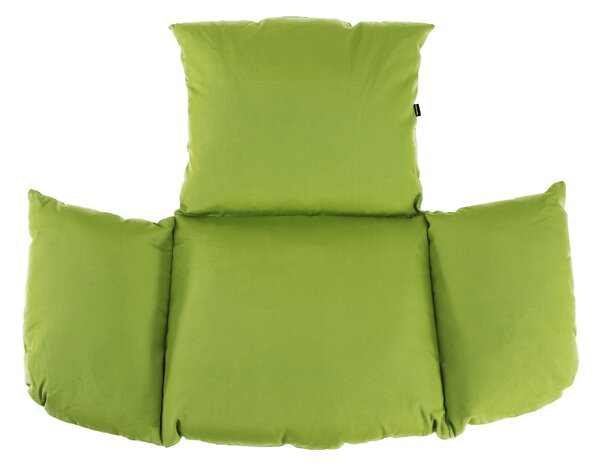 KONDELA Scaun suspendat, transparent/ auriu/ verde, BUBBLE NEW TIP 1