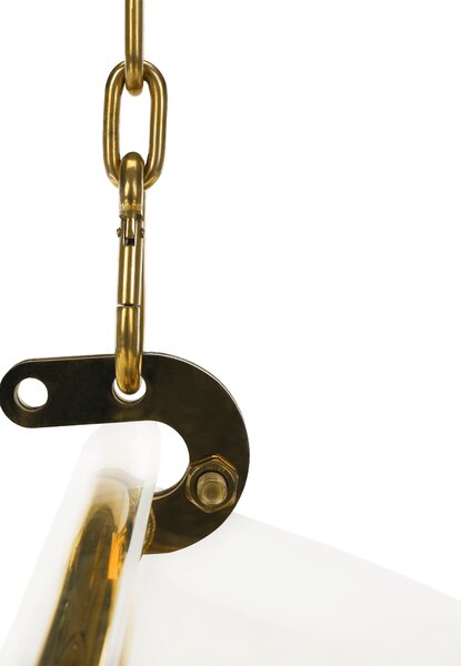KONDELA Scaun suspendat, transparent/ auriu/ verde, BUBBLE NEW TIP 1