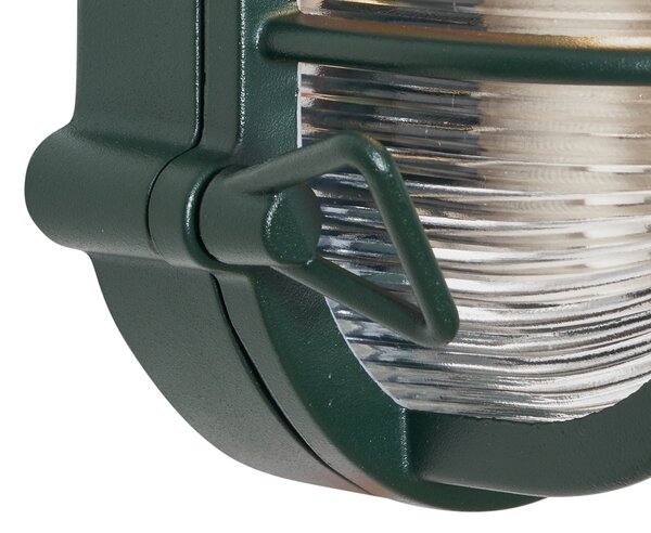 Lampă de exterior de perete și de plafon verde închis ovală IP44 - Noutica