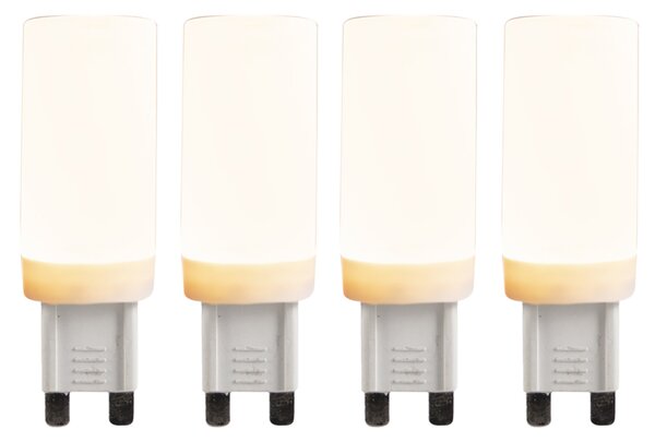 Set de 4 becuri LED G9 cu 3 trepte de reglare a luminozității 4.5W 500lm 2700K