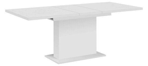 Masa extensibila BOBA, alb, DTD laminat, 160/200x90x77 cm