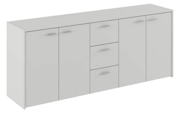 Comoda HUGOS 180, alb, PAL melaminat, 180x42x75 cm