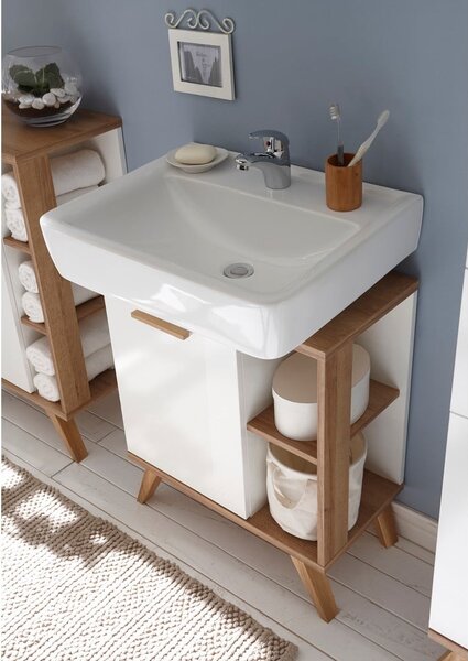 Dulap alb sub chiuvetă 61x65 cm Set 923 - Pelipal